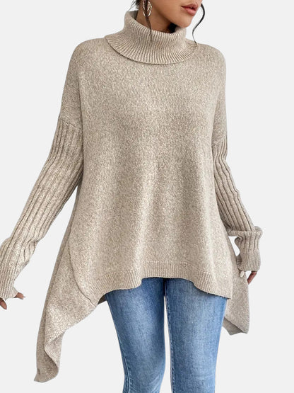 BRIGITTE – LONG TURTLENECK SWEATER