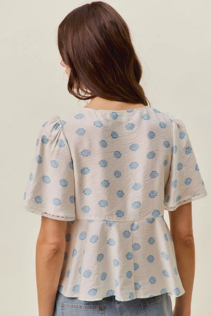 Tessa | Tie-Front Blouse