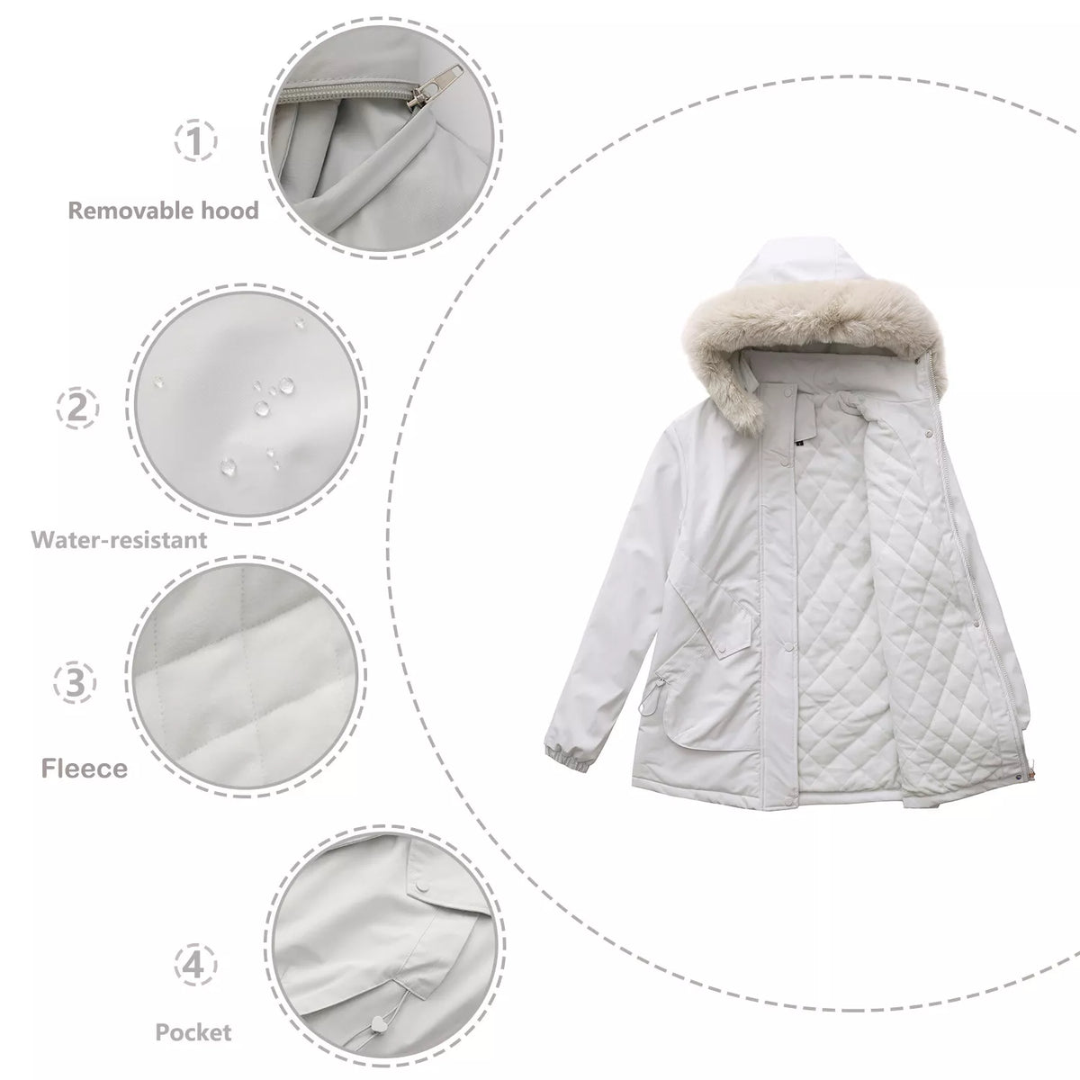 Rosa | Hooded Parka