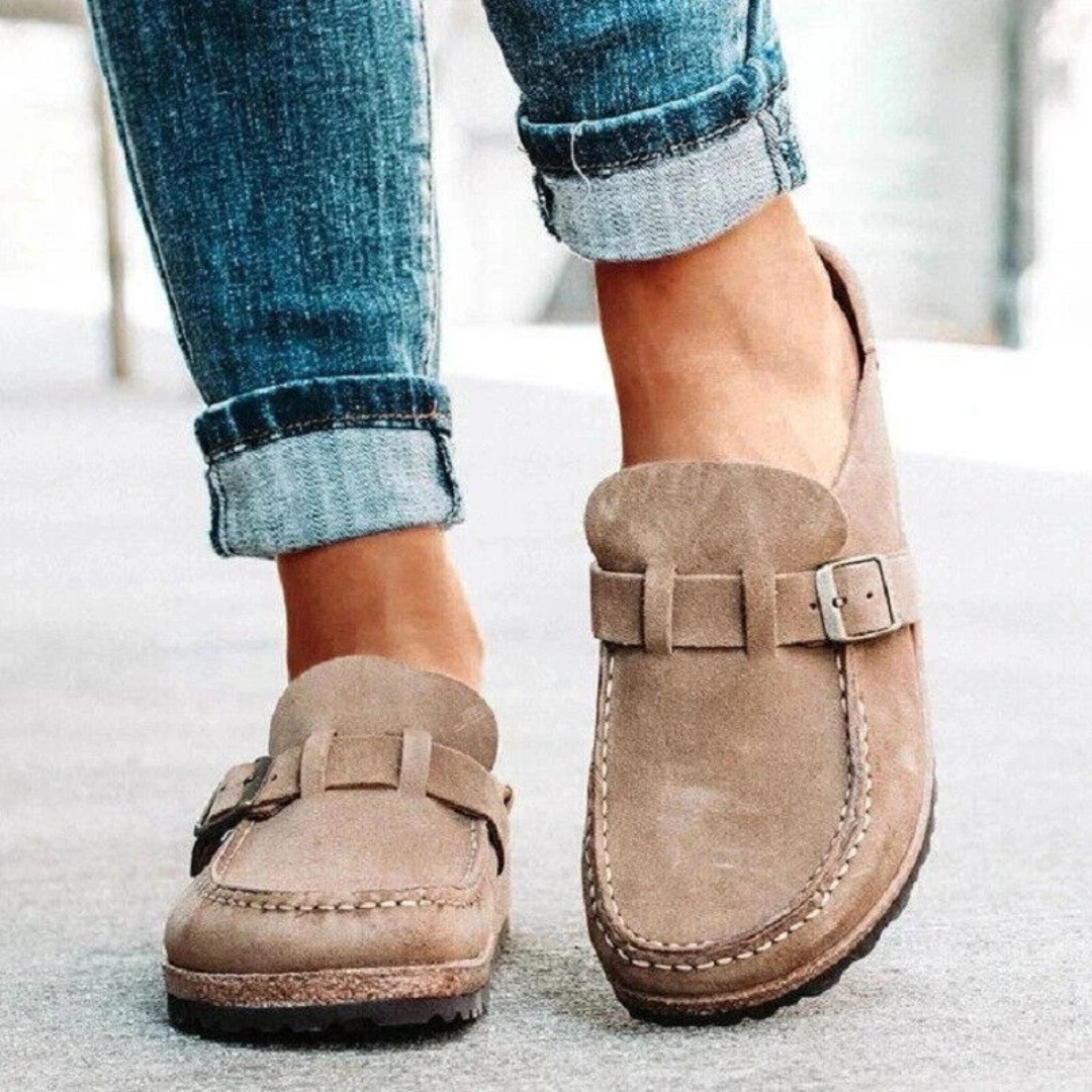 Faith | Low Heel Buckle Loafers