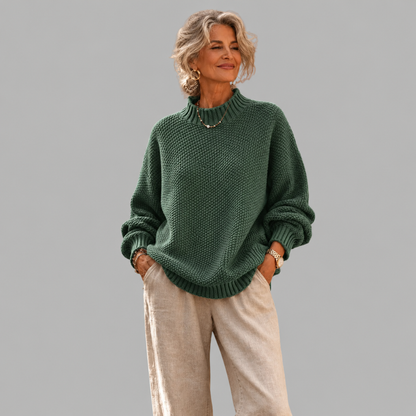 Odile™ Relaxed Mock Neck Sweater