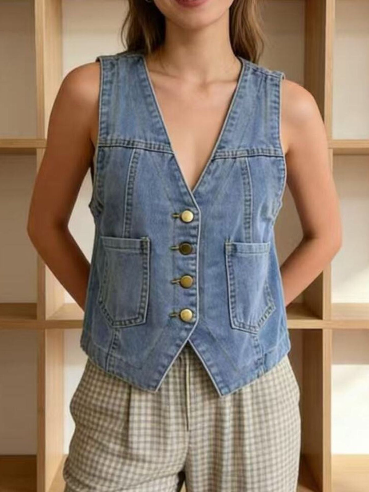 Nova | Denim Top