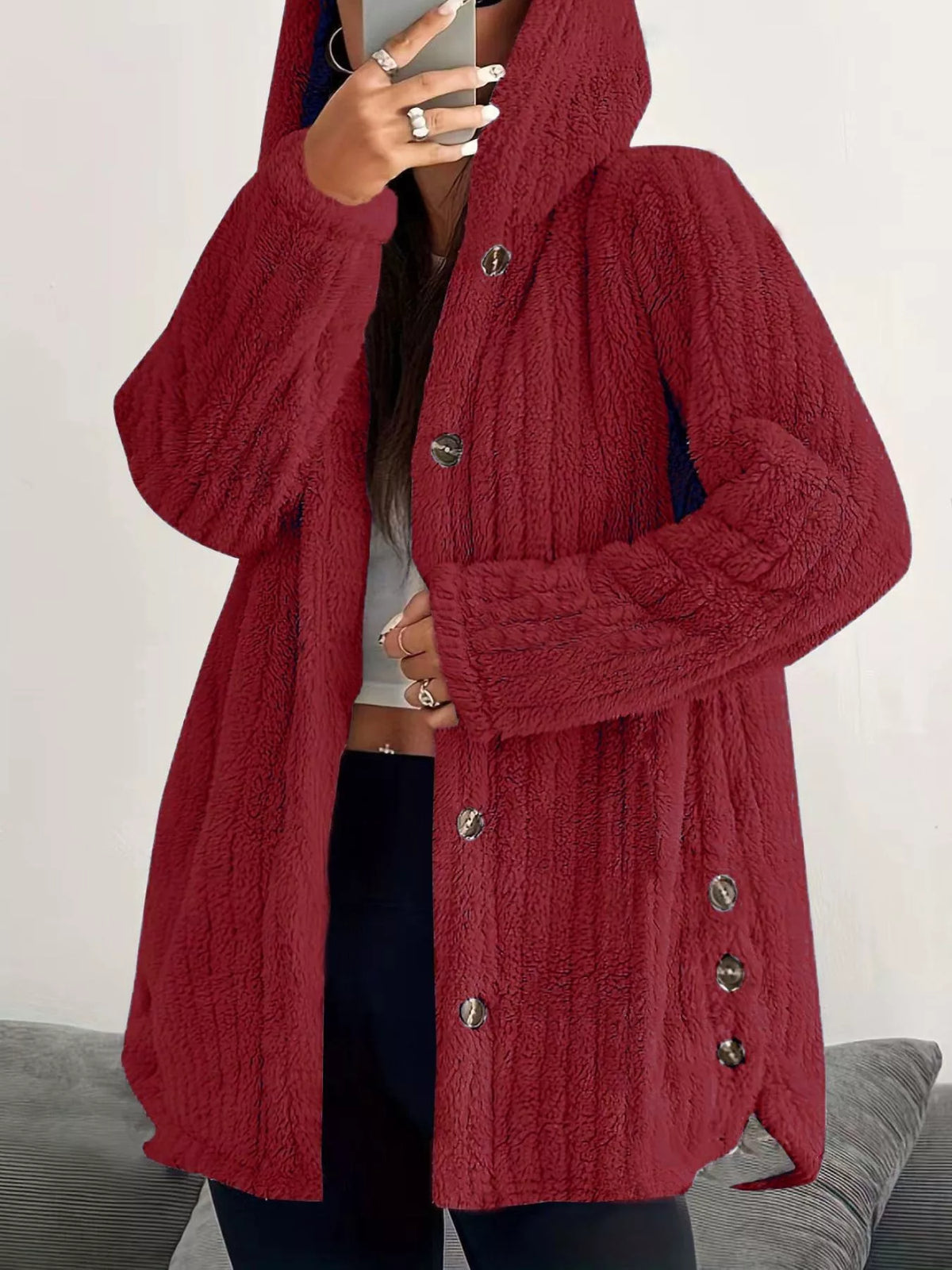 Ivy | Hooded Comfy Coat