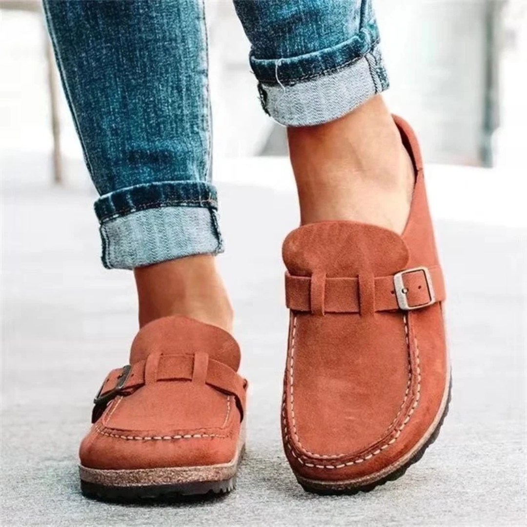Faith | Low Heel Buckle Loafers