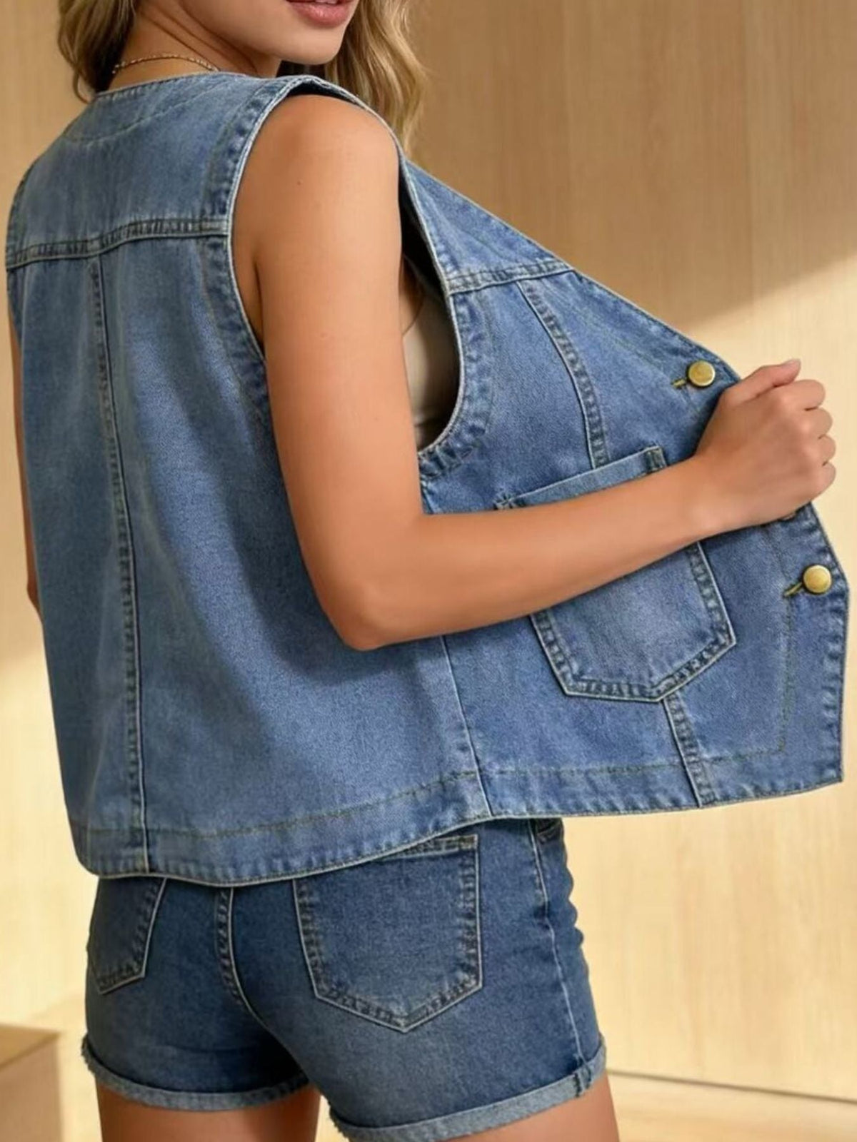 Nova | Denim Top