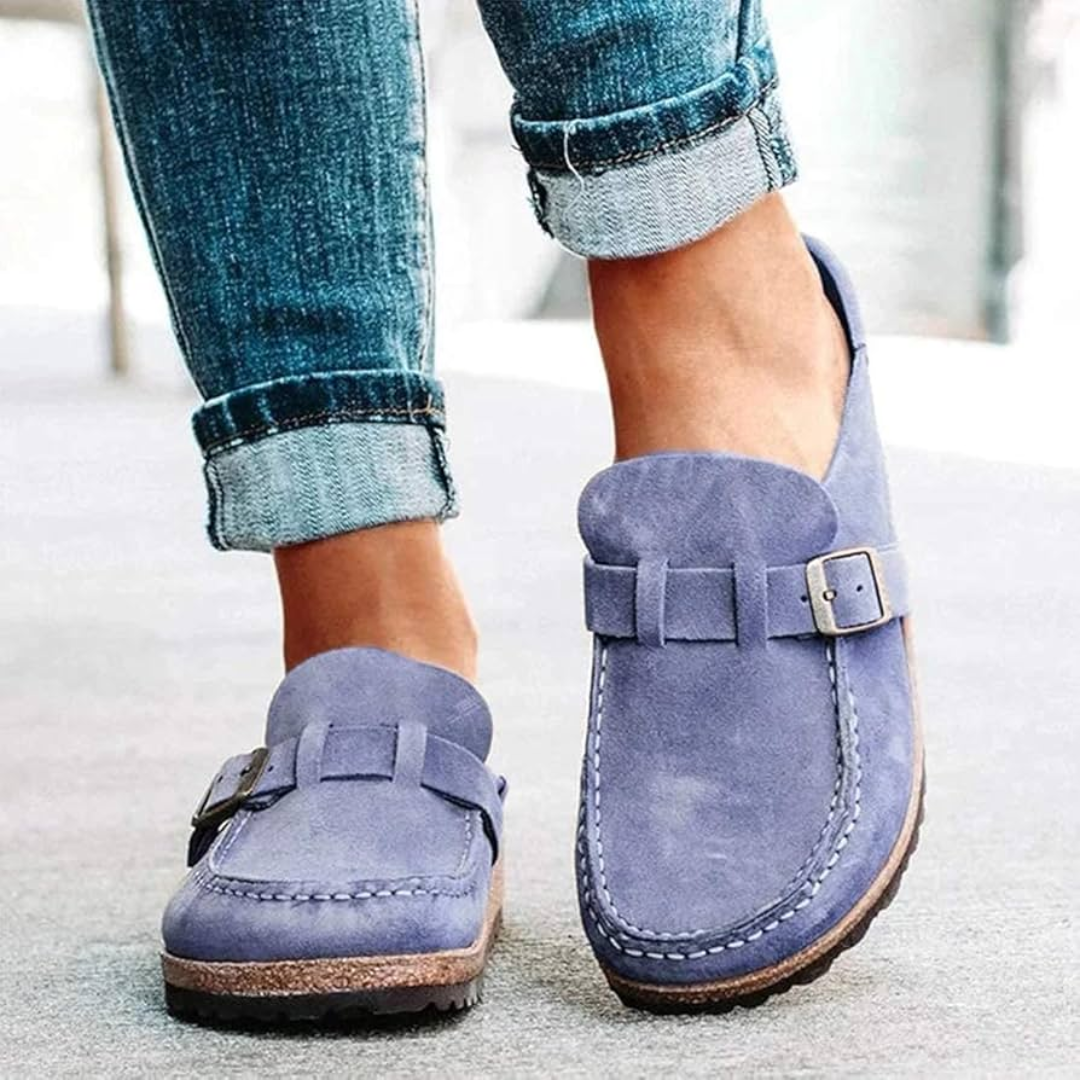Faith | Low Heel Buckle Loafers