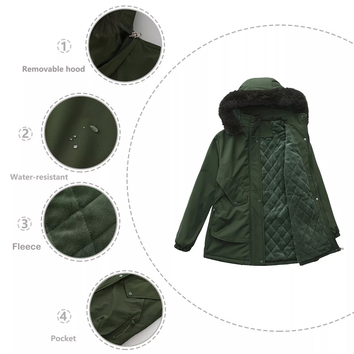Rosa | Hooded Parka