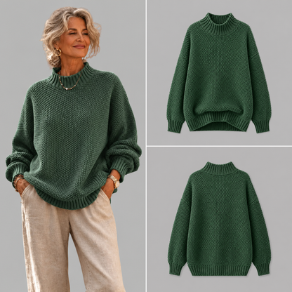 Odile™ Relaxed Mock Neck Sweater