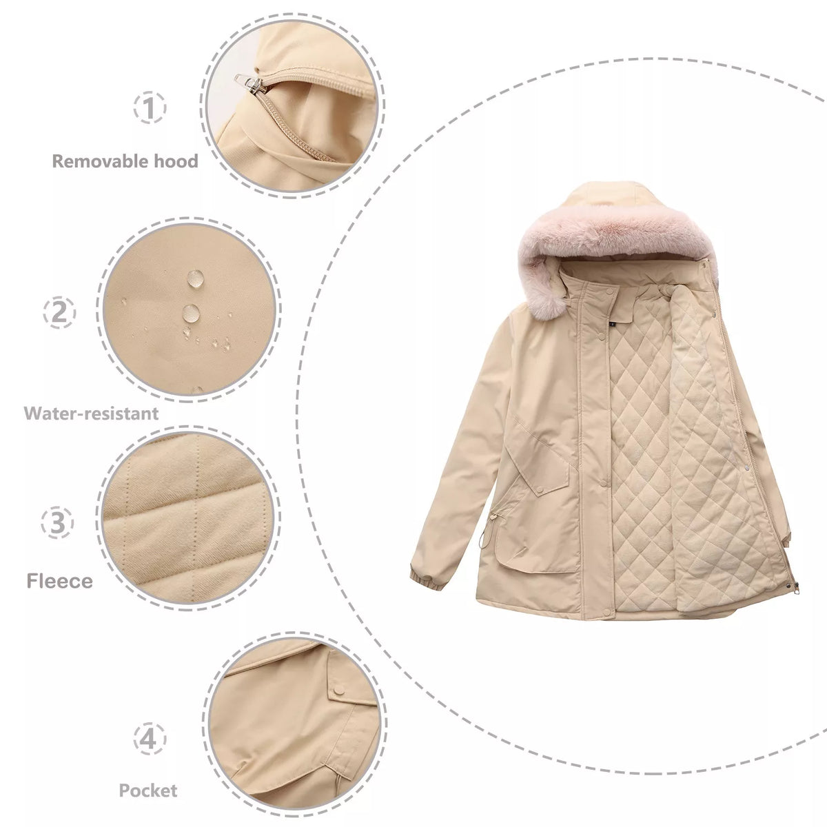 Rosa | Hooded Parka