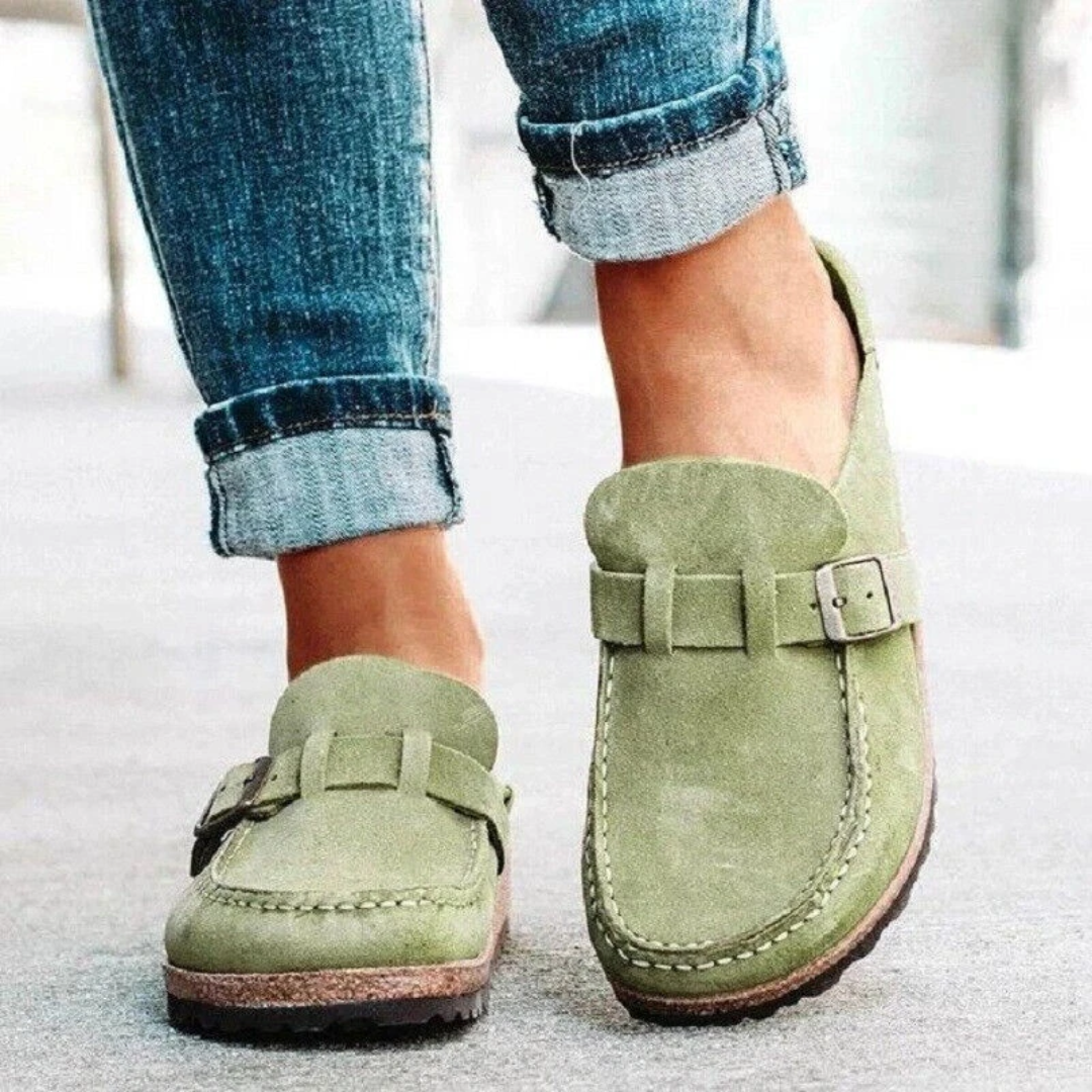 Faith | Low Heel Buckle Loafers
