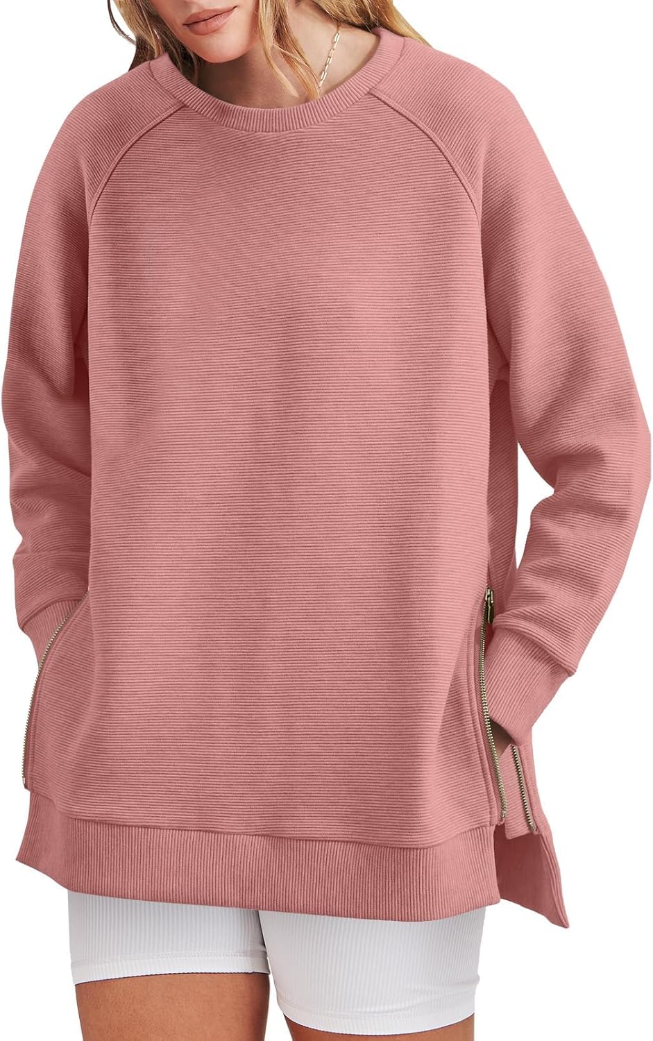 Kelly | Side Zipper Oversized Sweatshirt
