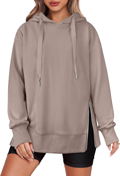 Claudia | Side Zipper Oversized Hoodie