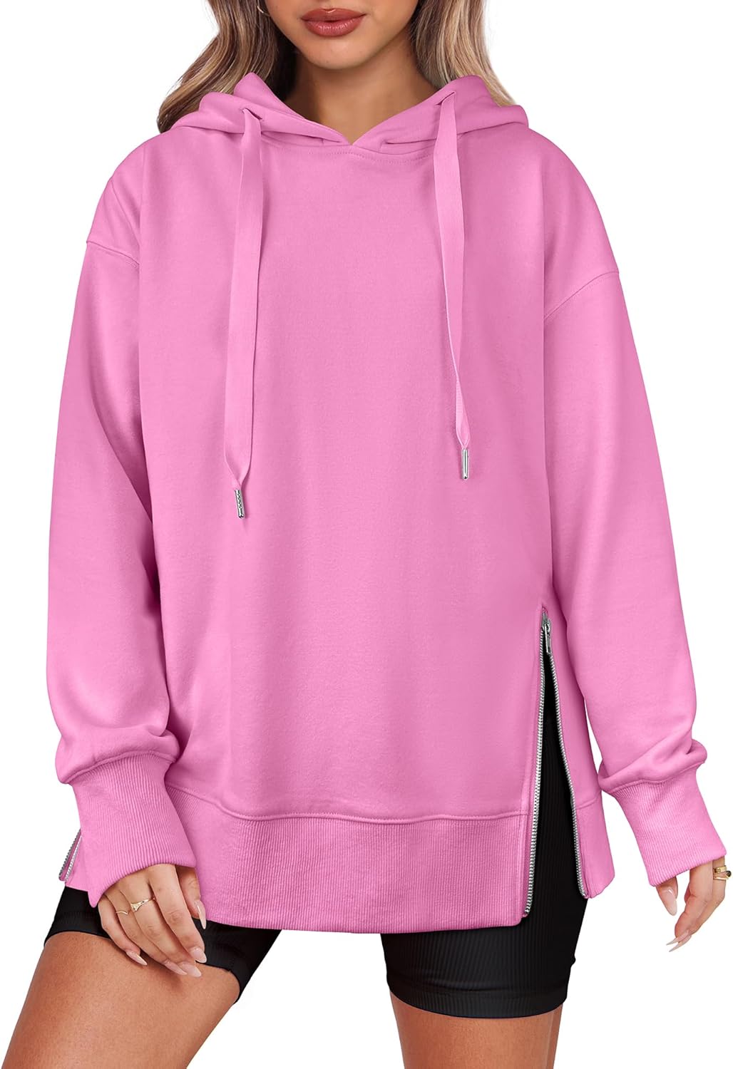 Claudia | Side Zipper Oversized Hoodie