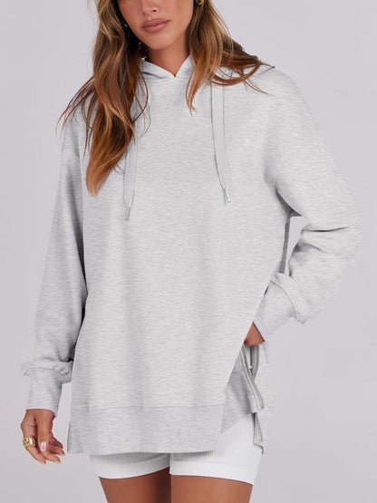 Claudia | Side Zipper Oversized Hoodie