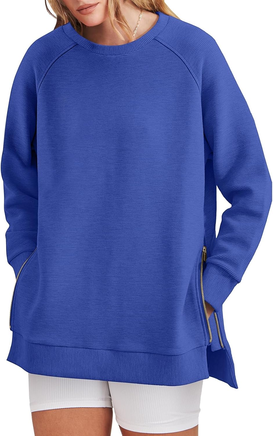 Kelly | Side Zipper Oversized Sweatshirt