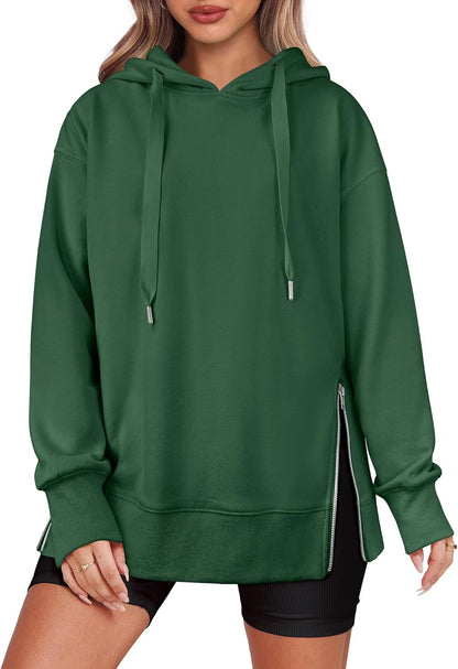 Claudia | Side Zipper Oversized Hoodie