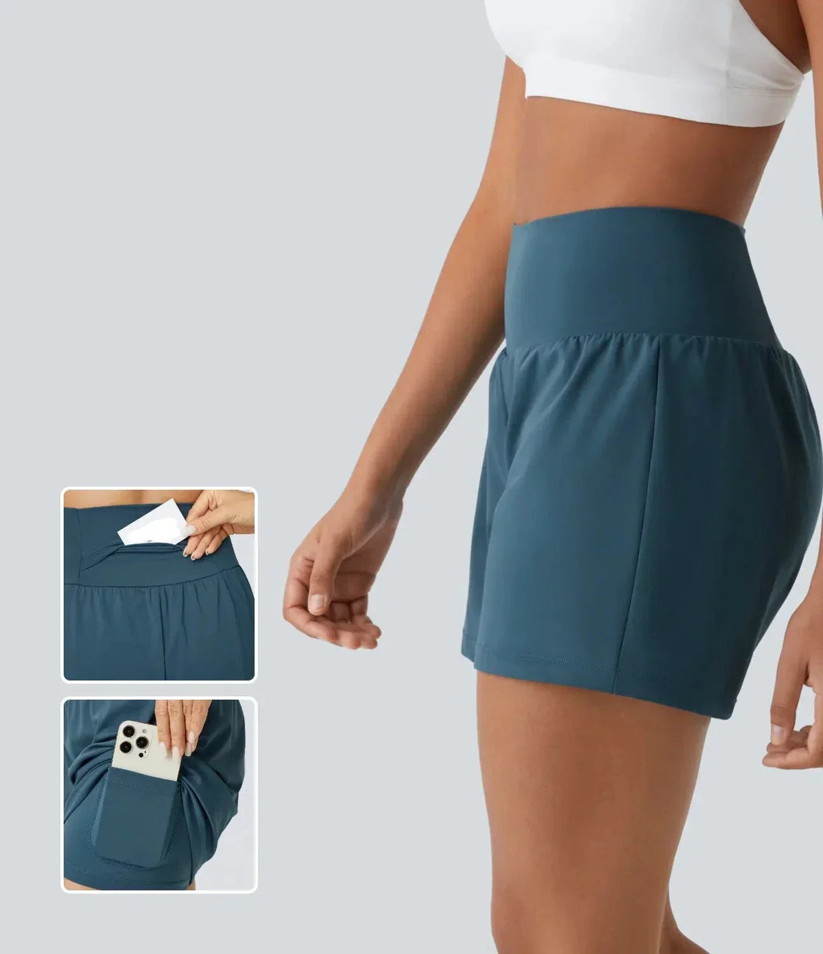 Elara | High-Waisted Training Shorts