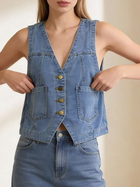 Nova | Denim Top