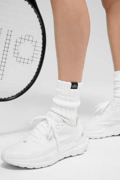 Unisex Mid-Calf Crinkle Socks