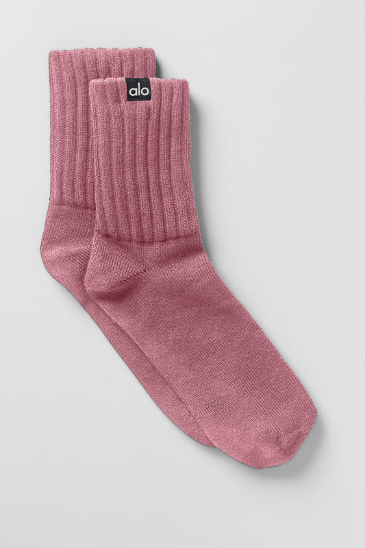 Unisex Mid-Calf Crinkle Socks