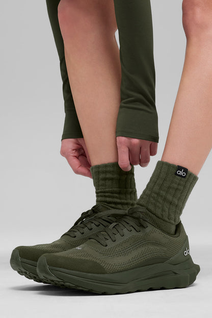 Unisex Mid-Calf Crinkle Socks