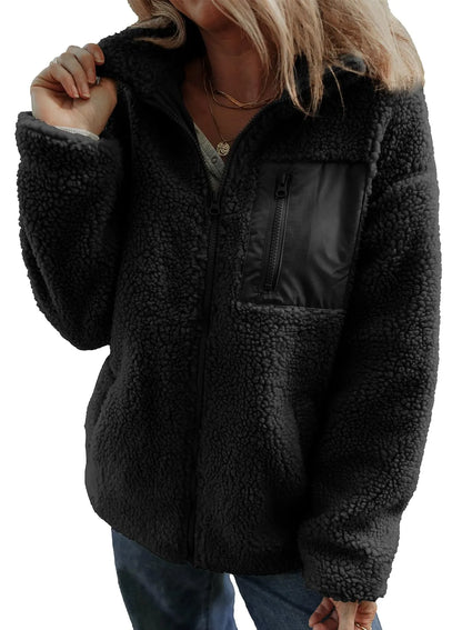 Aurelia™ | Cozy Teddy Fleece Zip Jacket