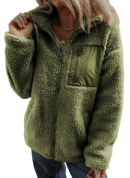 Aurelia™ | Cozy Teddy Fleece Zip Jacket