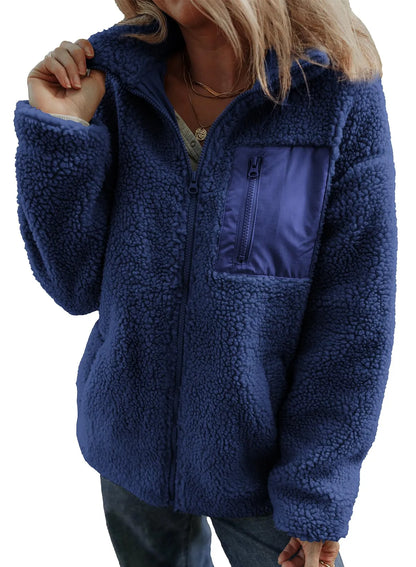 Aurelia™ | Cozy Teddy Fleece Zip Jacket