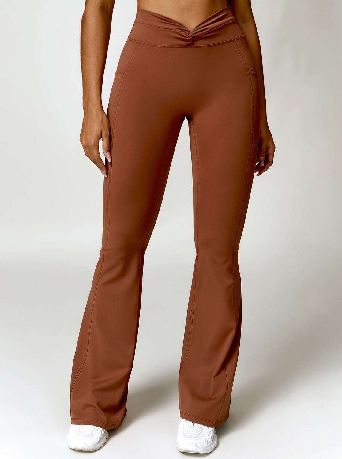 June | High-Waisted Flare Leggings