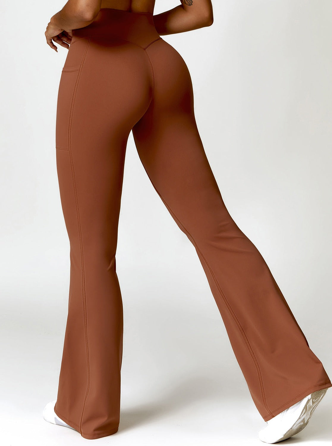June | High-Waisted Flare Leggings