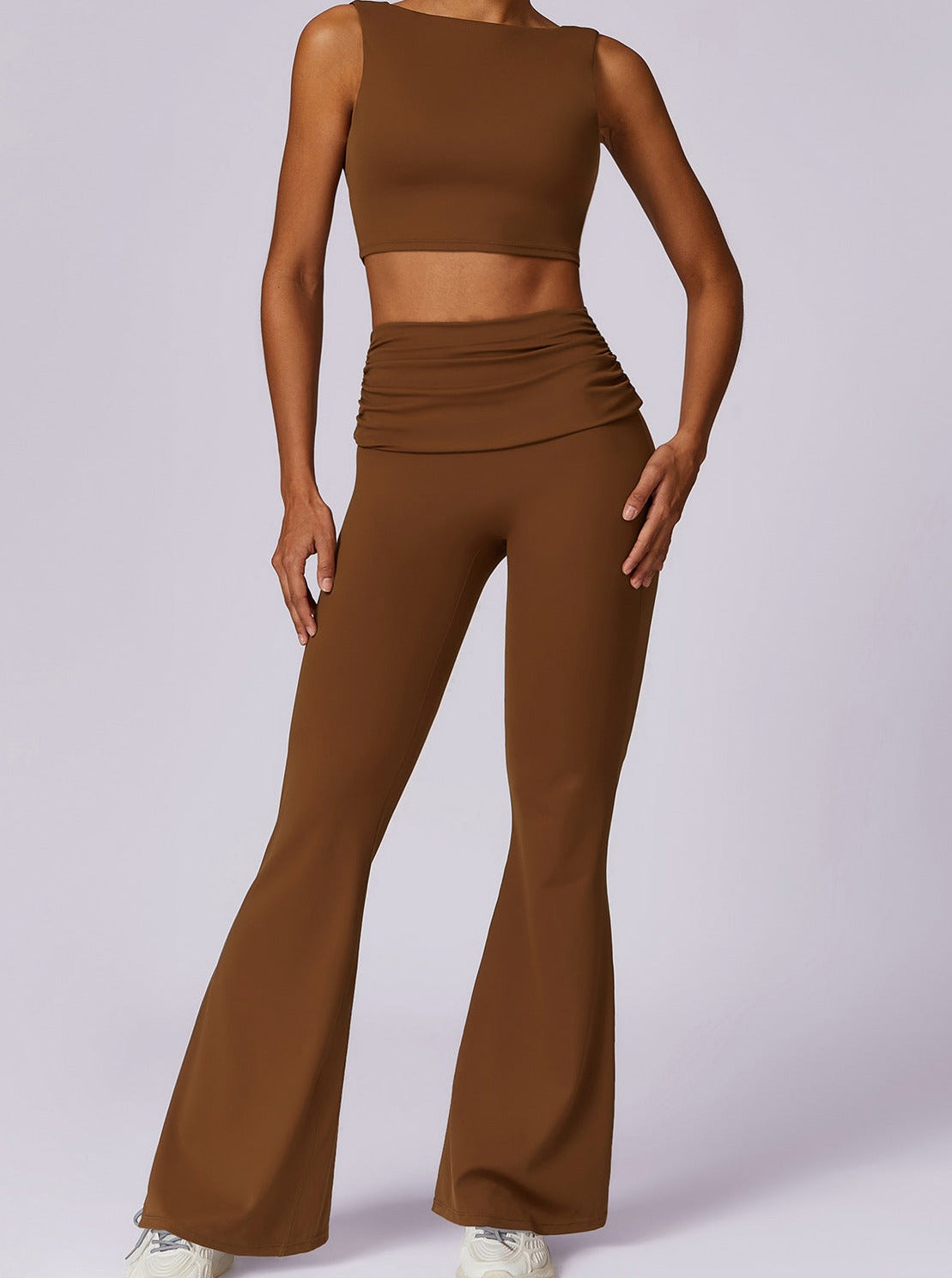 Luna | High-Waisted Flare Leggings