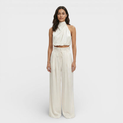 Alina | Stylish Top + Wide Legged Pants