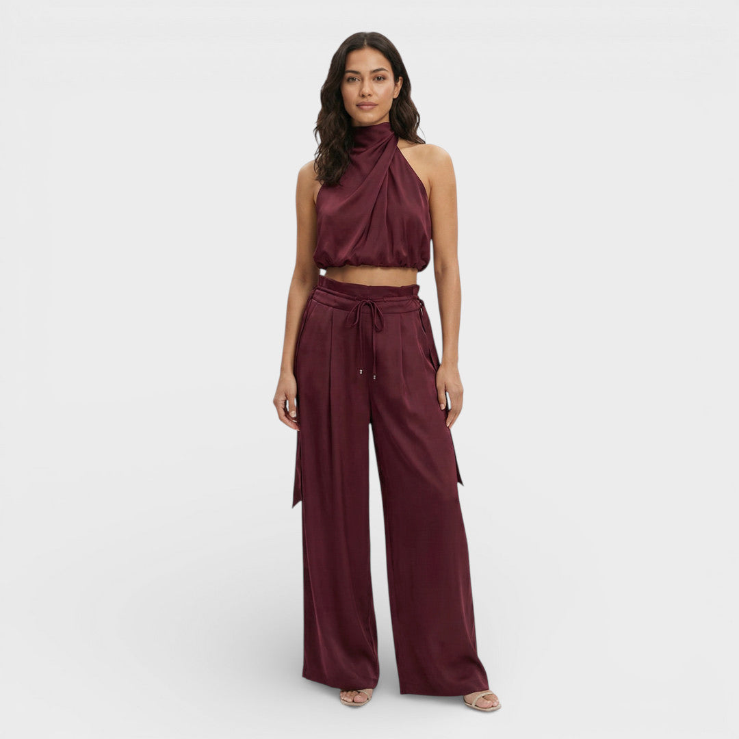 Alina | Stylish Top + Wide Legged Pants