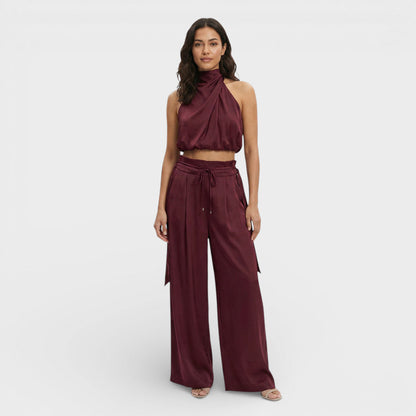 Alina | Stylish Top + Wide Legged Pants