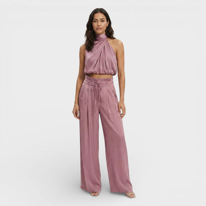 Alina | Stylish Top + Wide Legged Pants