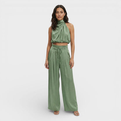 Alina | Stylish Top + Wide Legged Pants