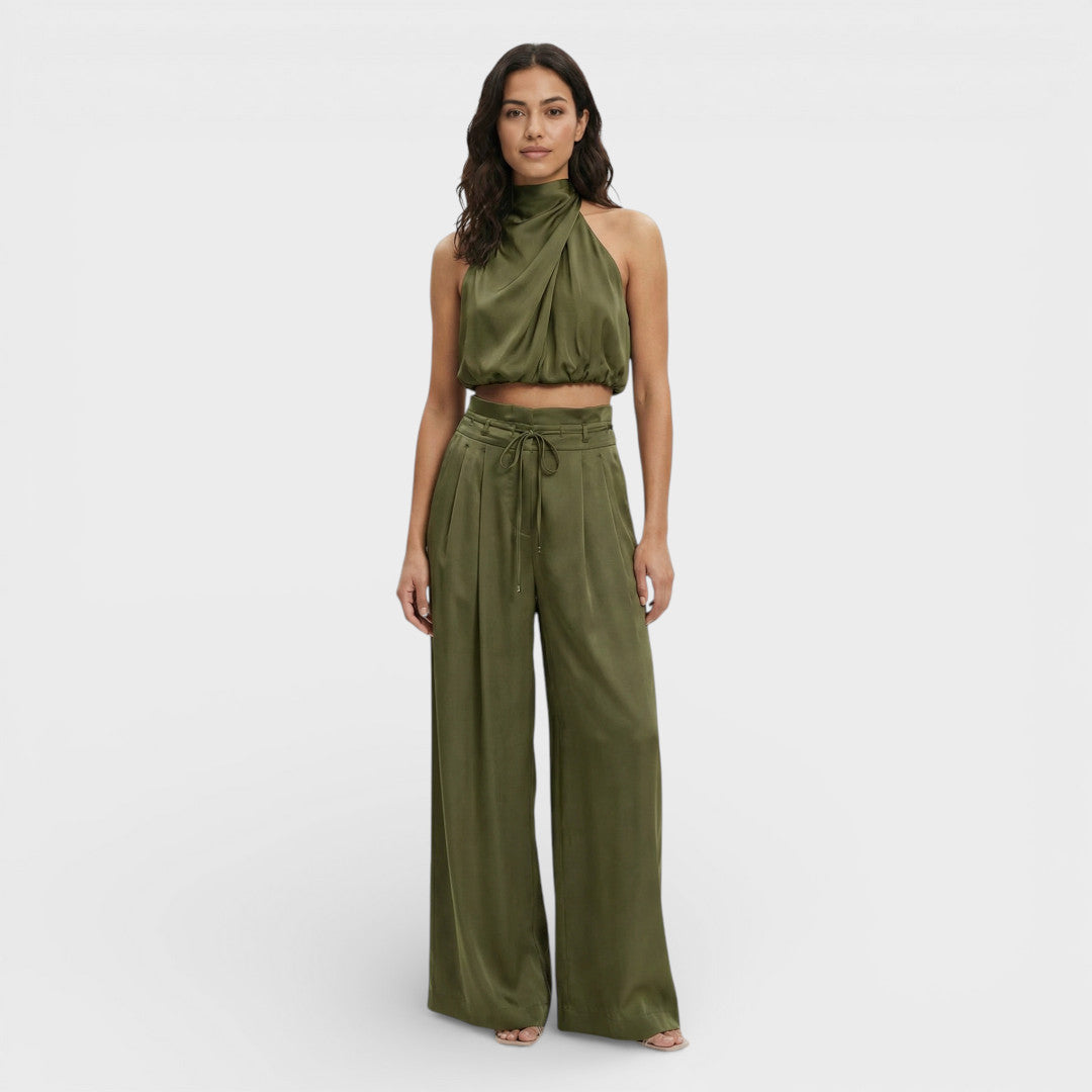 Alina | Stylish Top + Wide Legged Pants
