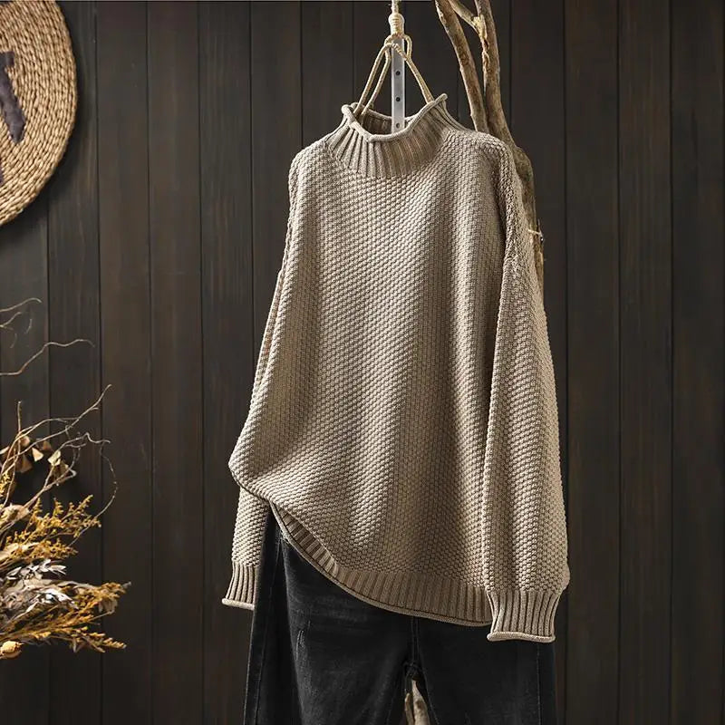 Odile™ Relaxed Mock Neck Sweater