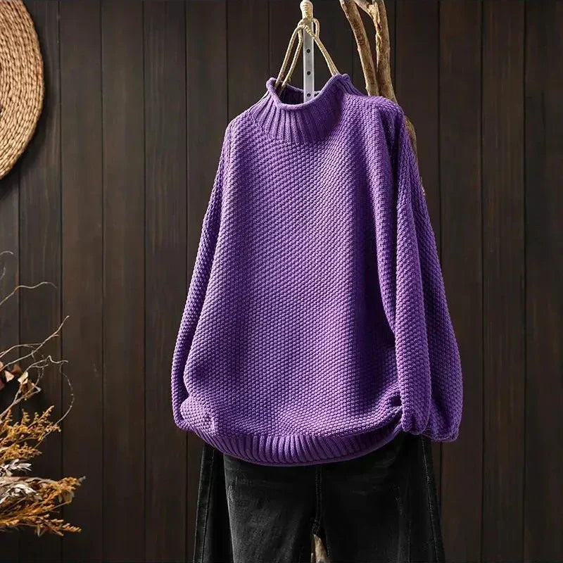 Odile™ Relaxed Mock Neck Sweater
