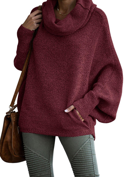 Jazzlynn | Cowl Neck Pullover Sweaters with Pockets