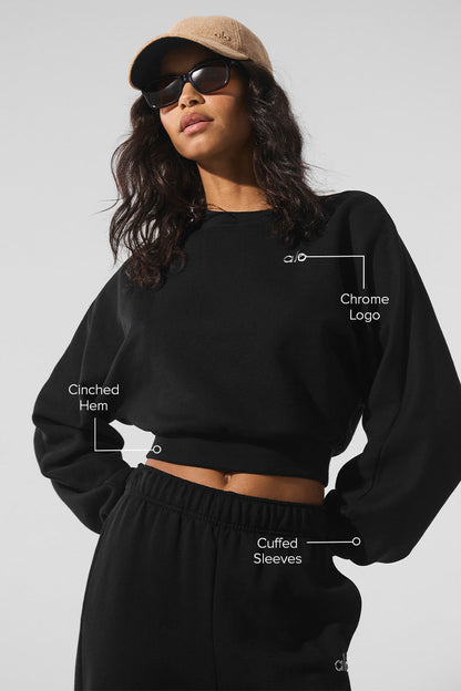 sweater Accolade  Cropped Crew Neck