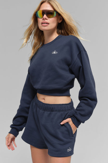sweater Accolade  Cropped Crew Neck