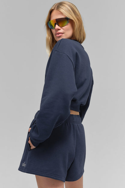 sweater Accolade  Cropped Crew Neck