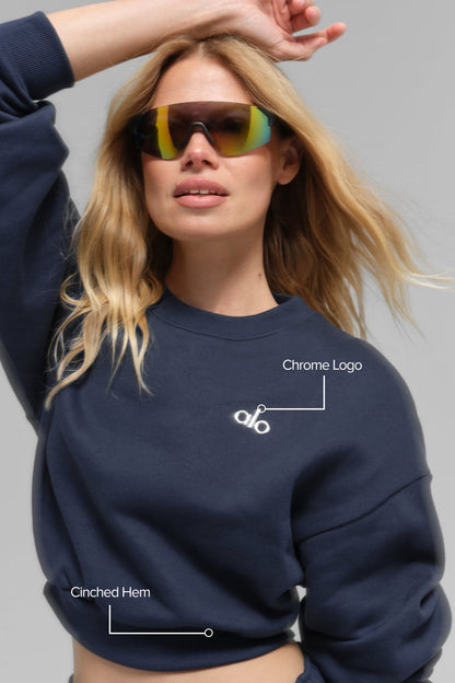 sweater Accolade  Cropped Crew Neck