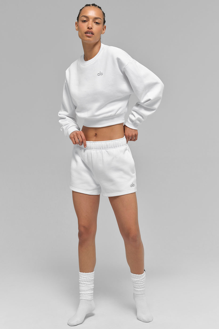 sweater Accolade  Cropped Crew Neck