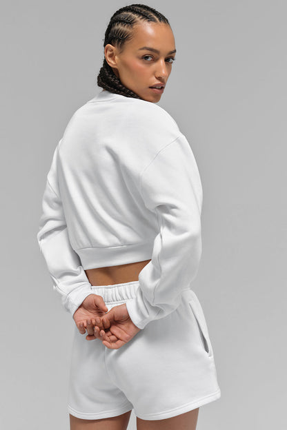 sweater Accolade  Cropped Crew Neck