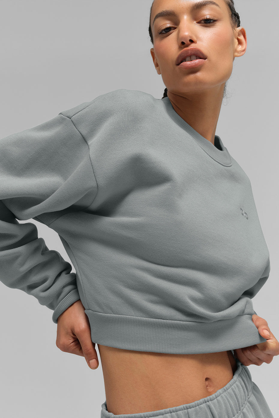 sweater Accolade  Cropped Crew Neck