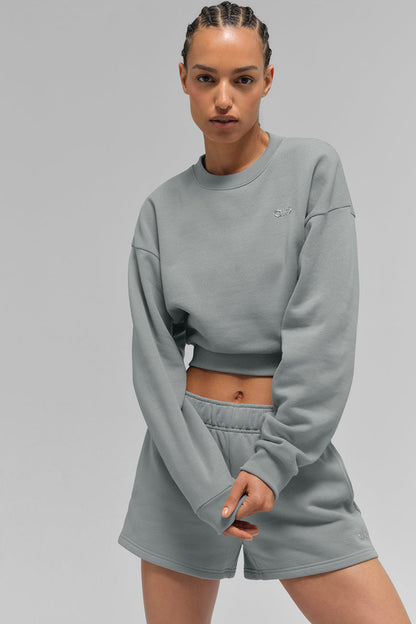 sweater Accolade  Cropped Crew Neck