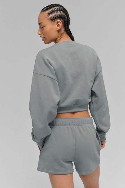 sweater Accolade  Cropped Crew Neck