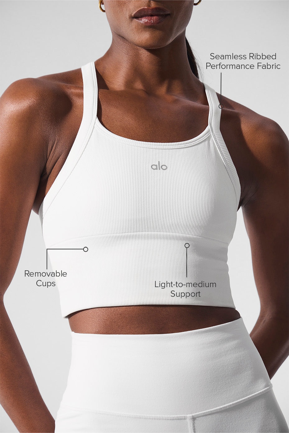 Tank Bra Seamless Ribbed